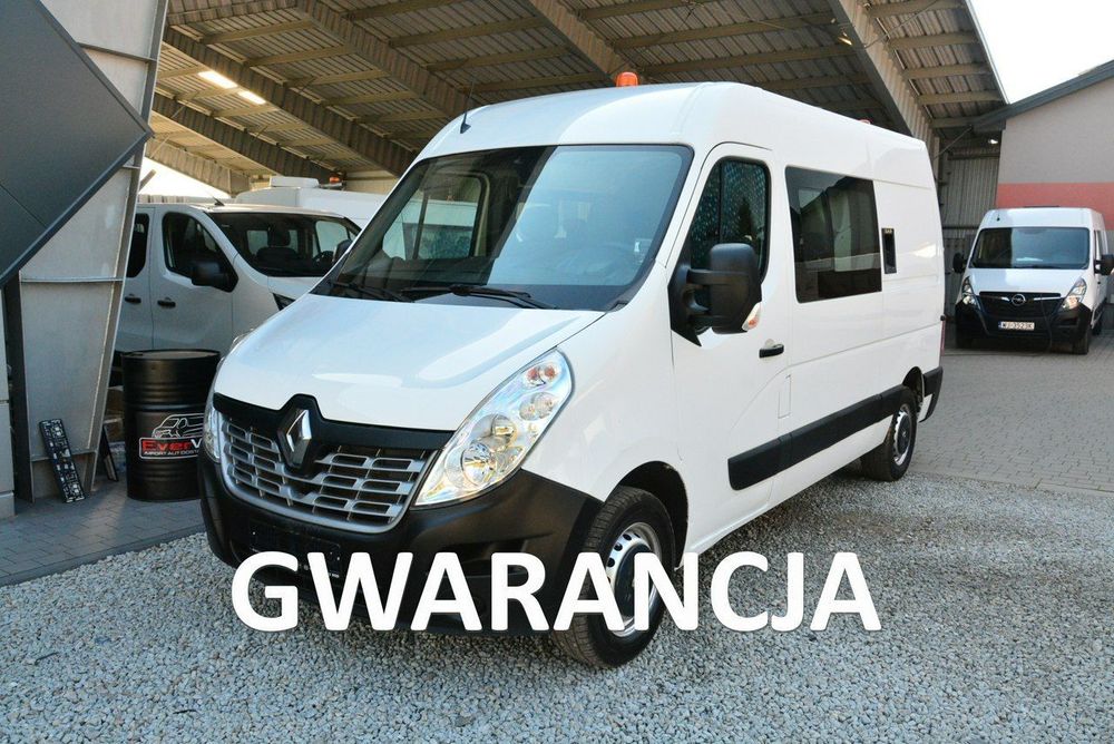 Renault Master  średniak 7 osobowy brygadówka doka pełna opcja