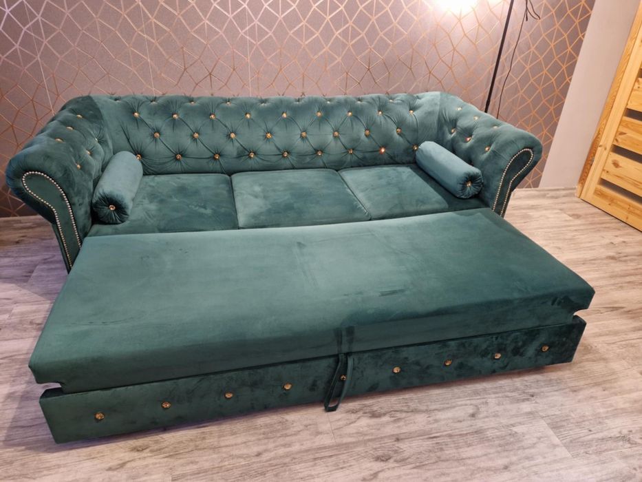 Piękna kanapa w stylu Glamour