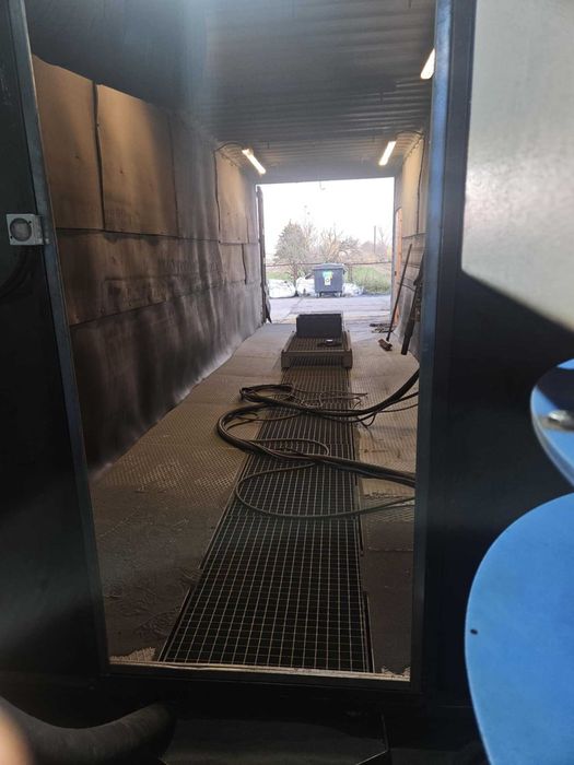 piaskarka, komora śrutownicza kontener 12mb