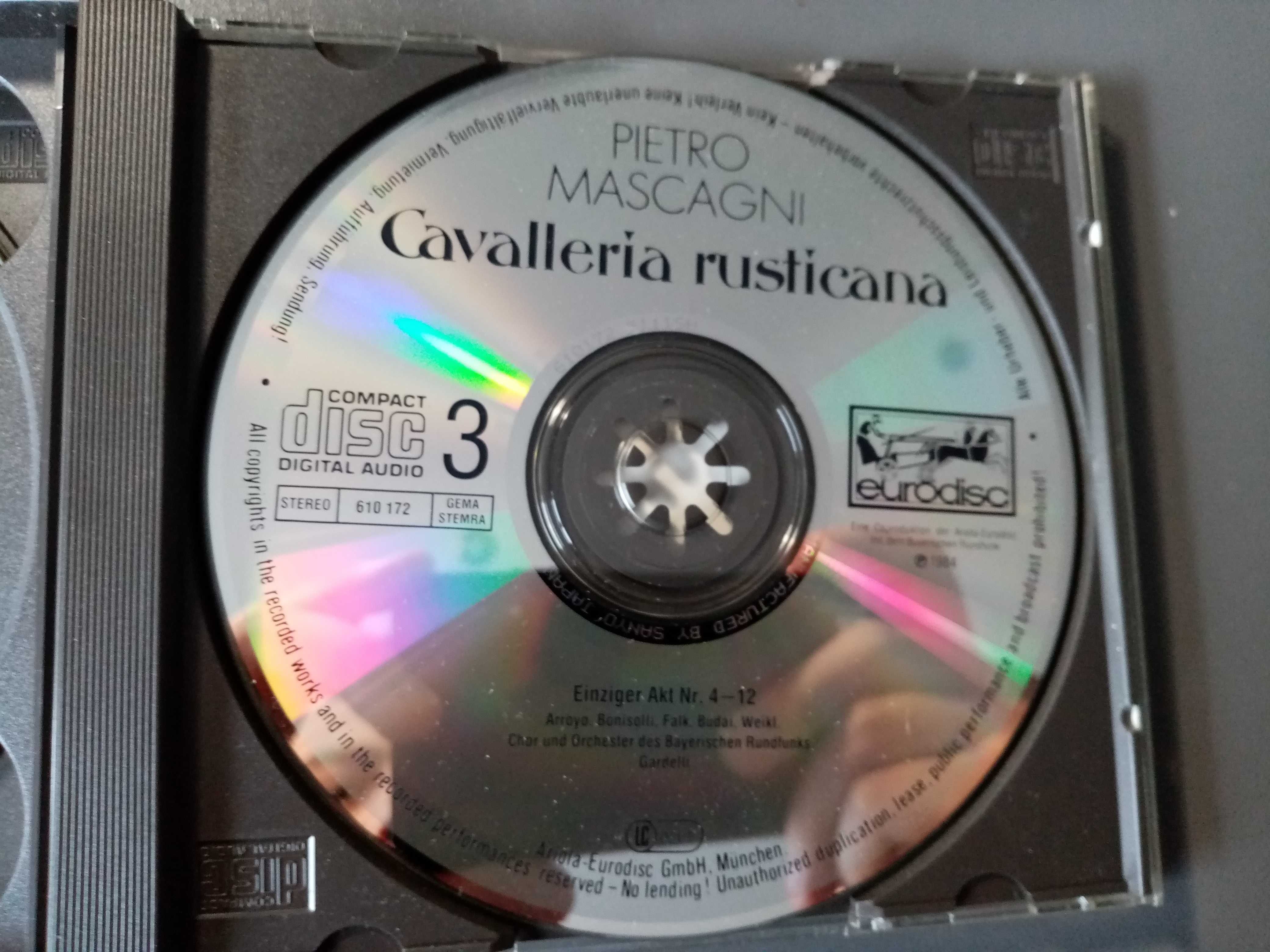 Pietro Mascagni Cavalleria Rusticana & I Pagliacci CD