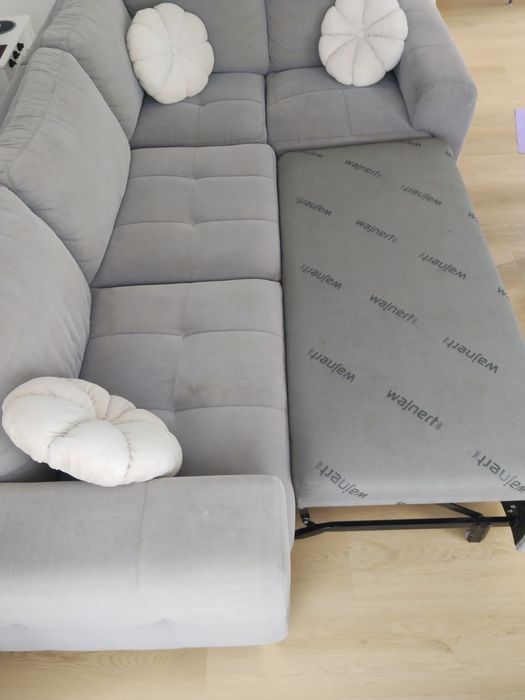 Naroznik rozkładany szary