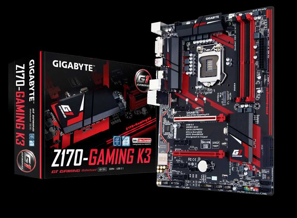 Материнська плата Gigabyte GA-Z170-Gaming K3 (DDR 4, socket 1151)