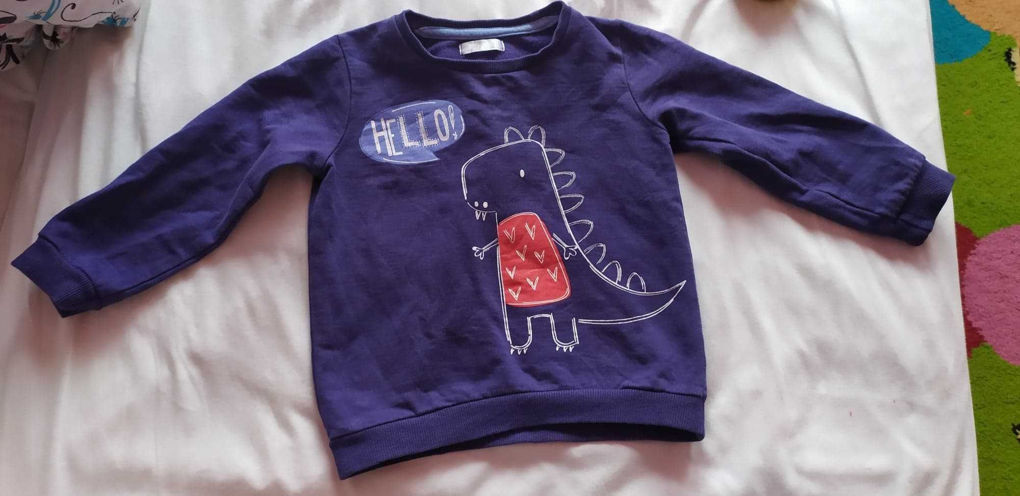 Bluza pepco dinozaur