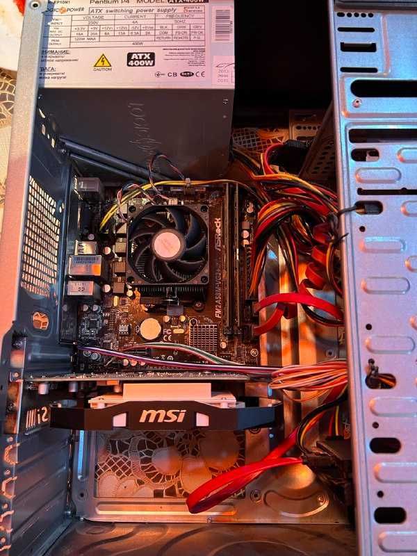 комп'ютер AMD A8-6600K/GTX 1050/DDR3 16gb/ssd 120gb/hdd 500gb