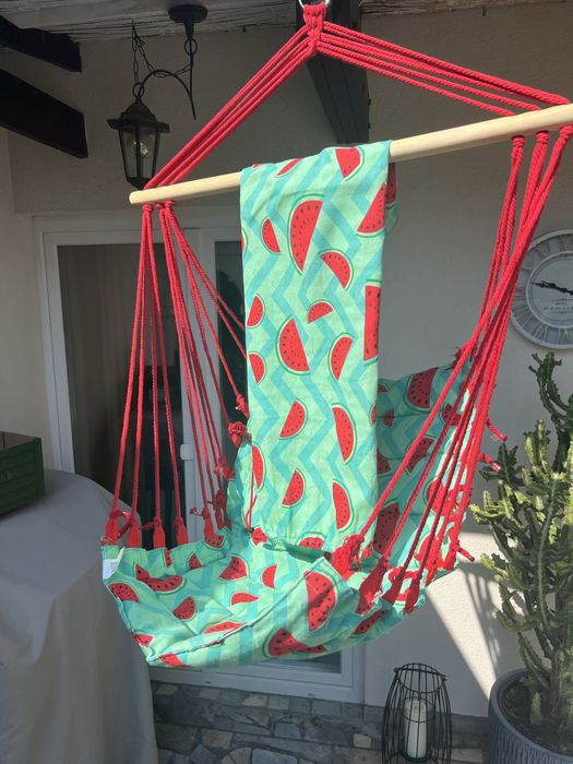 Hamak arbuzowy, jak nowy