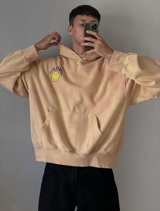 Smiley x H&M oversized printed hoodie (худі)