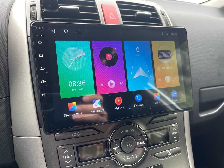 Radio Android 13 Toyota Auris E150 06r-12r wifi gps bluetooth PROM