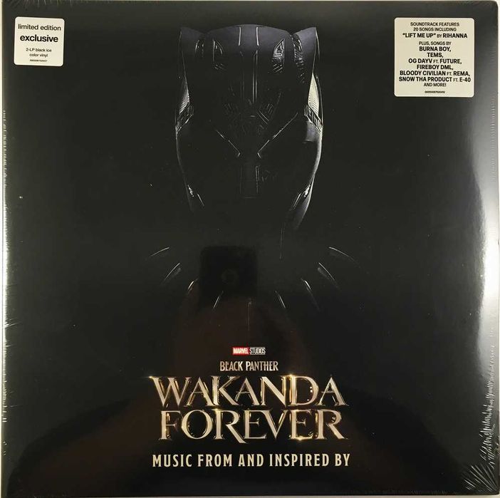 Вінілова платівка Black Panther Wakanda Forever (2023)(2xLP) Black Ice