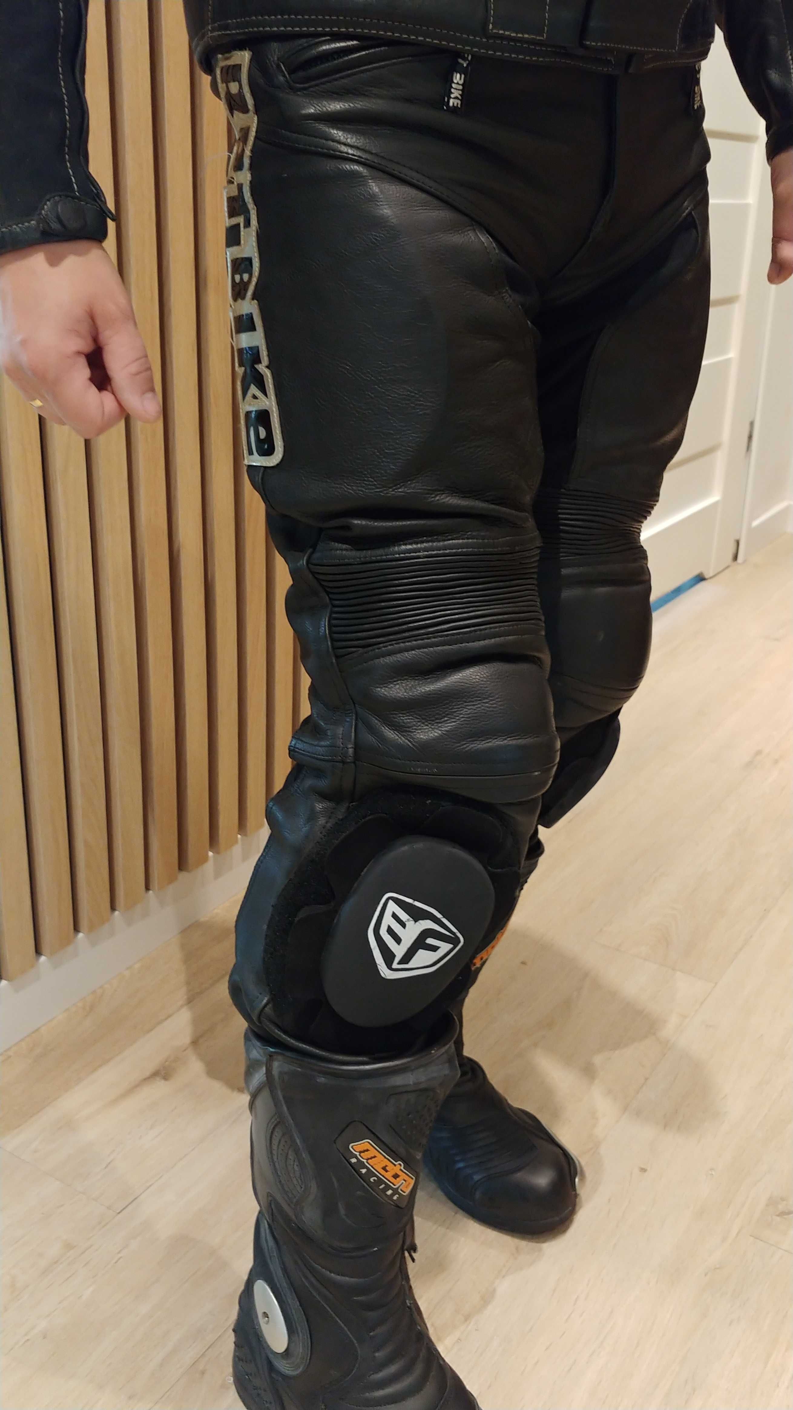 Kombinezon motocyklowy skóra dwu częściowy stan jak nowy