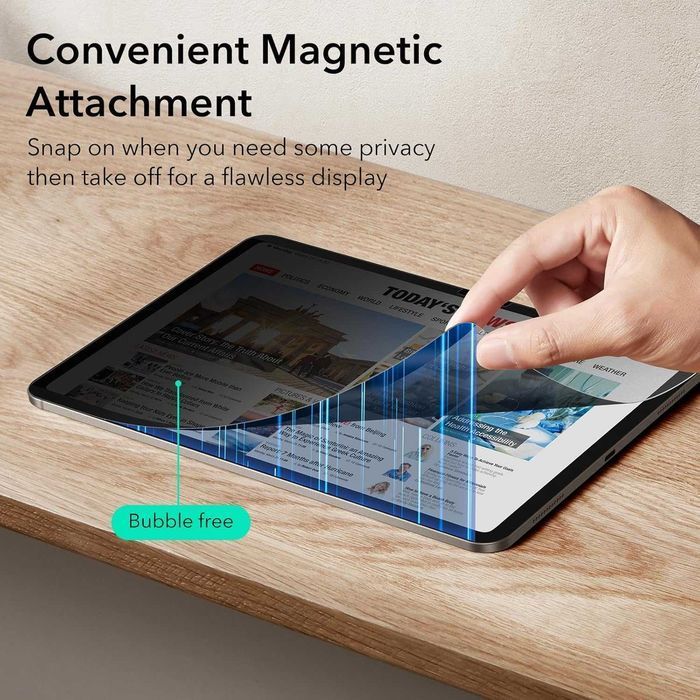 ESR Privacy Screen Protector iPad Pro 11 2024 filtr prywatyzujący