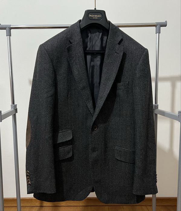 Pelikamo Zurich Herringbone Loro Piana Dream Tweed Blazer