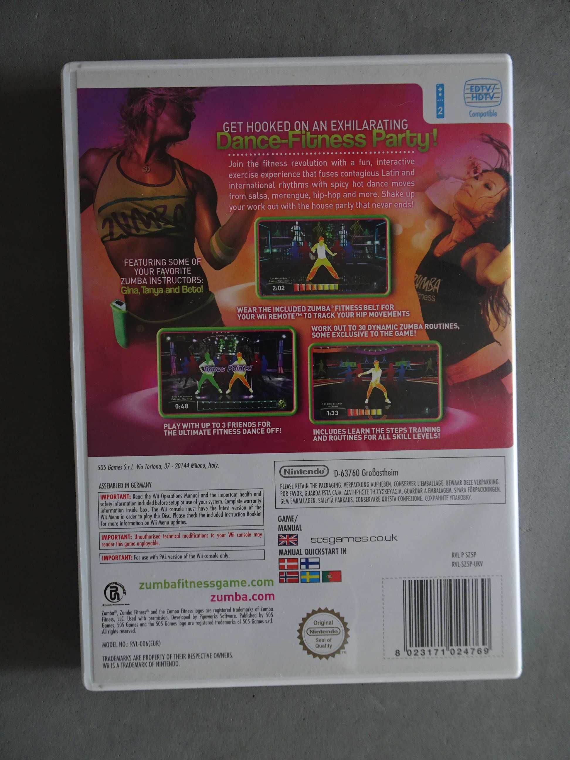 Jogo WII - Zumba fitness join the party