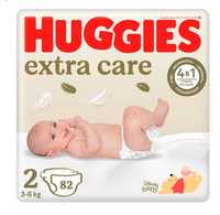 Продам нові підгузки Huggies extra care 2 (82) шт