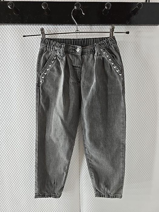 Классные модные джинсы штаны мом на девочку