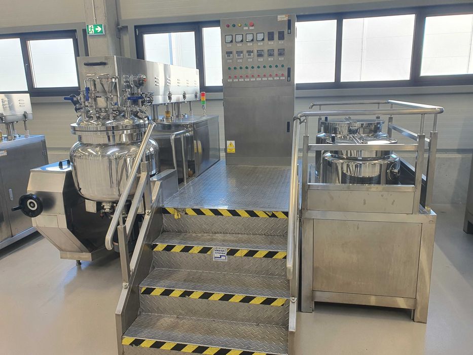 Mieszalnik 100L z mieszalnikiem fazy wodnej i olejowej