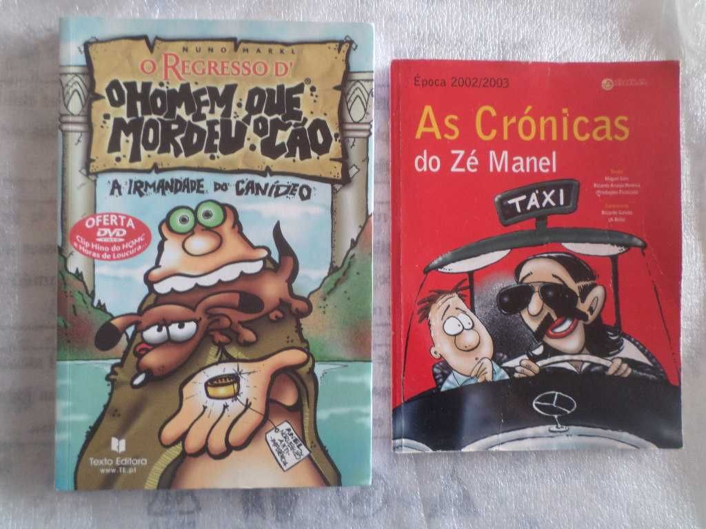 Livros de autores portugueses, ficção e humor