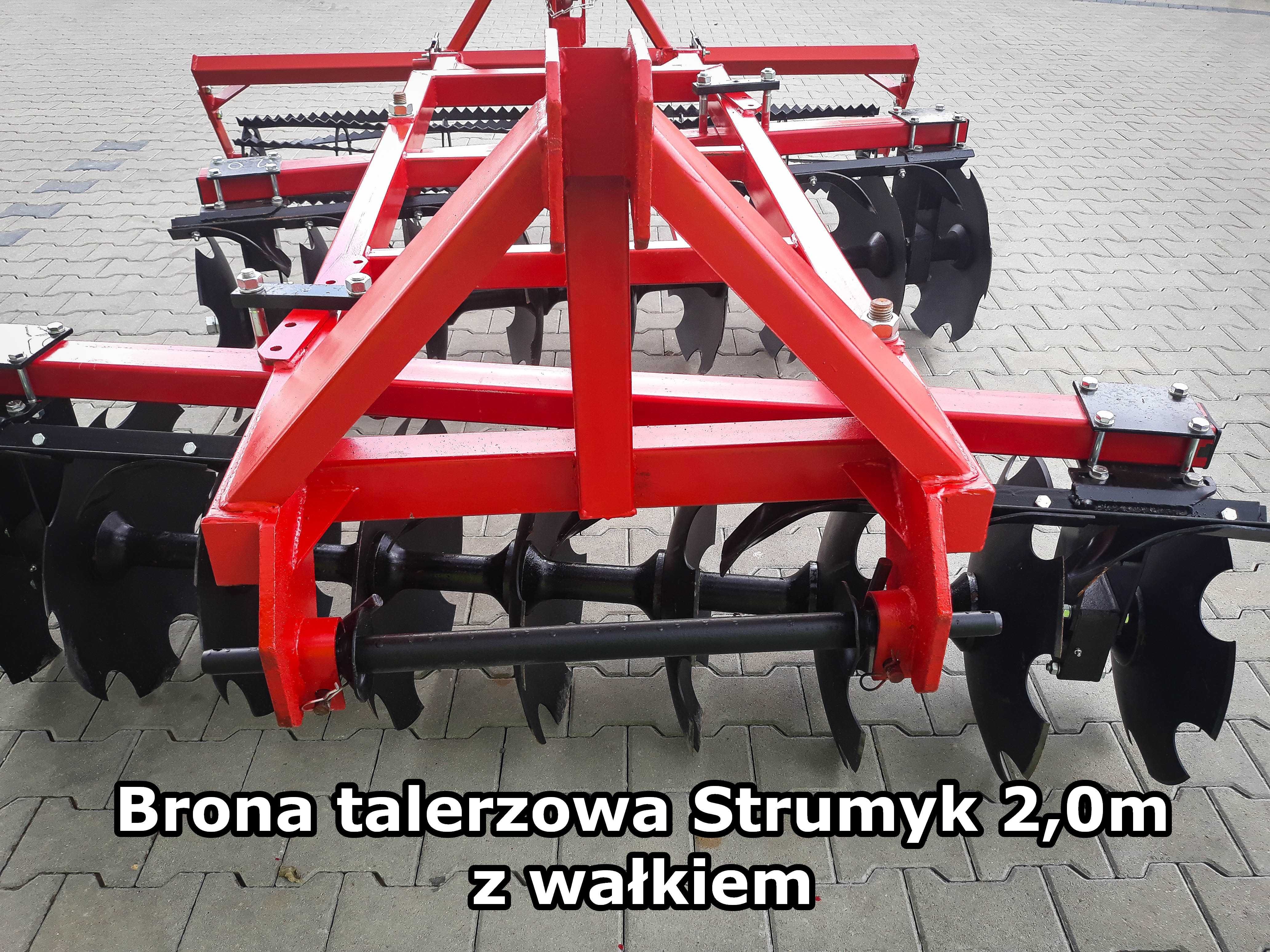 Brona talerzowa Agregat TALERZÓWKA 1,6m 1,8m 2,0m 2,2m 2,7m Producent