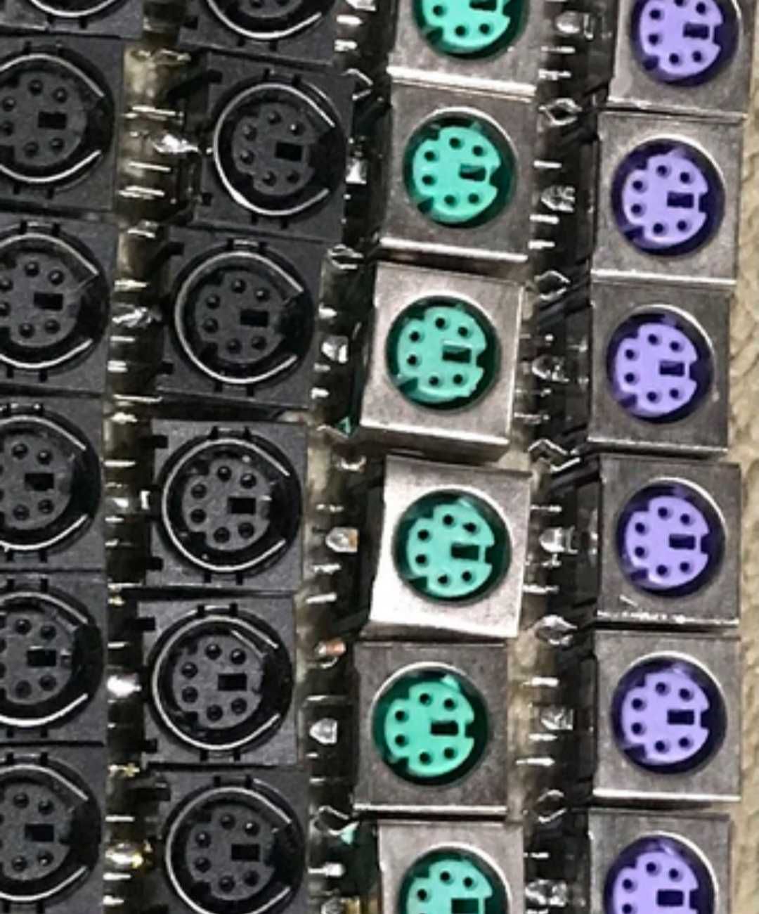 Роз'єм mini DIN 6-pin (PS/2) розбірний, під пайку. Новий