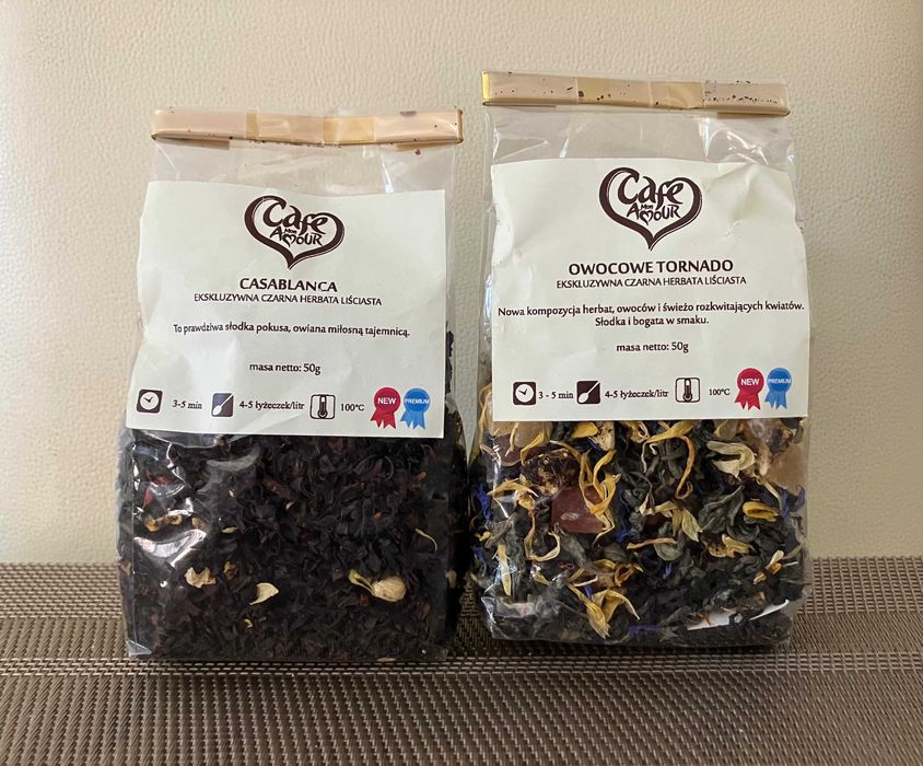 Herbata Owocowa Cafe Creator Pakiet Casablanca Owocowe Tornado 2 x 50g