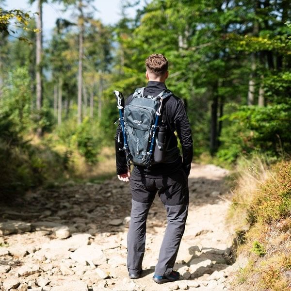 Plecak turystyczny 35l szary taktyczny