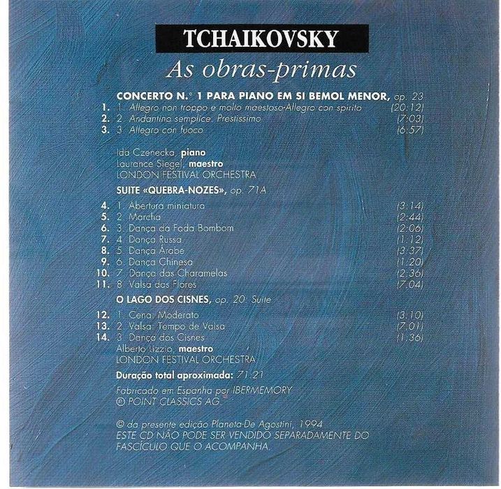 Tchaikovski - - - - - As Obras Primas - - - - - CD
