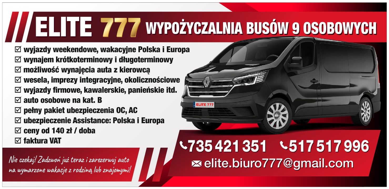 Wynajem busów wynajmę busa Warszawa Piaseczno Pruszków Legionowo Modli