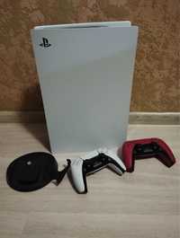 Продам PS5 с игрой ГТА. Два геймпада