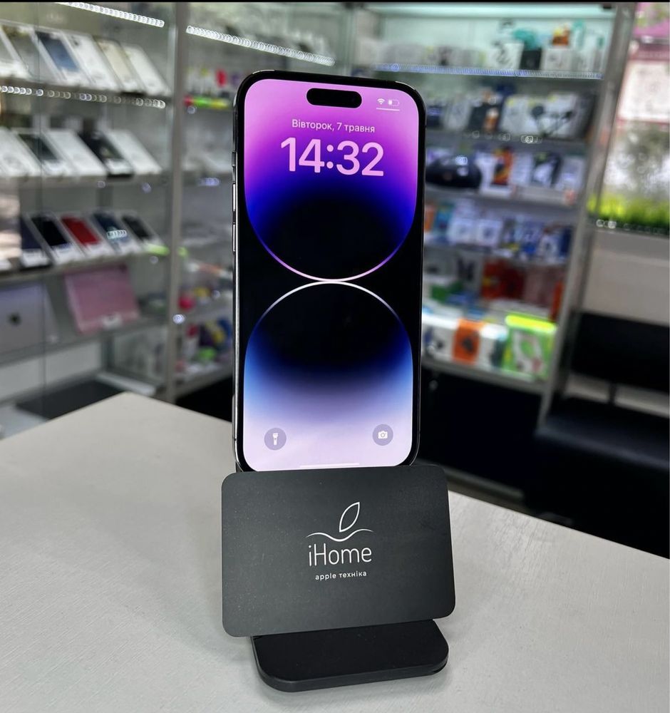 Магазин “iHme” пропонує iPhone 14 Pro 256GB Deep Purple NEVERLOCK