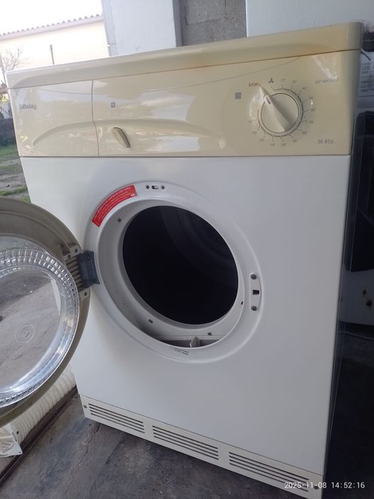 Máquina de secar a funcionar perfeitamente