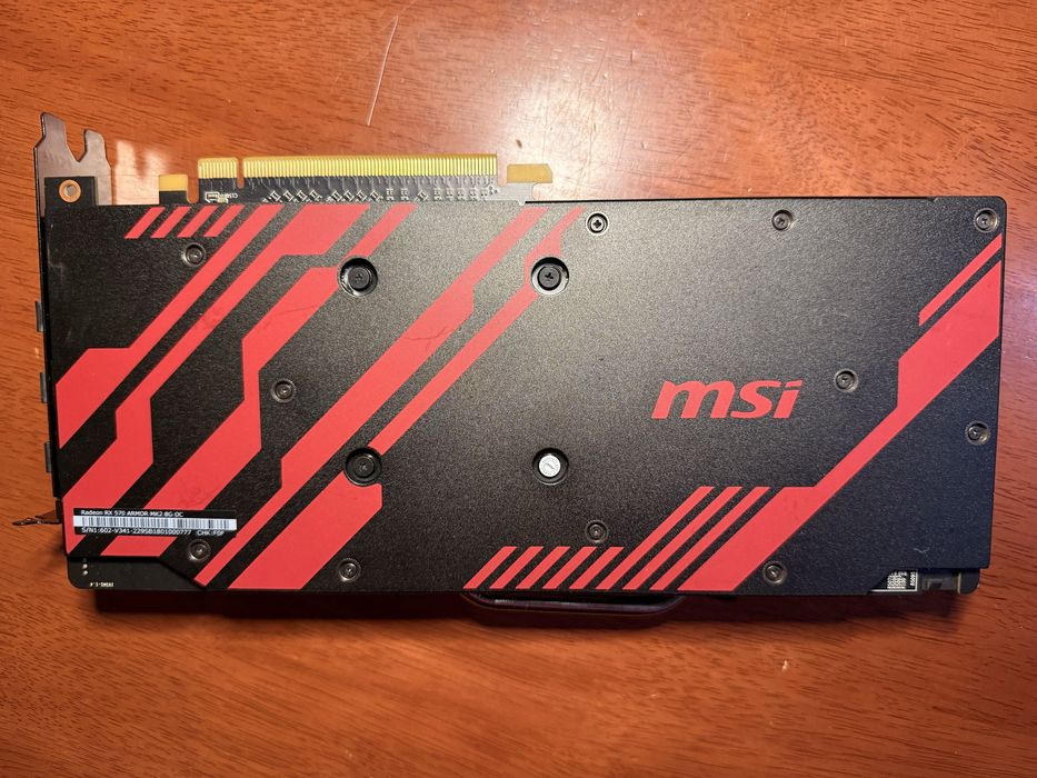 Відеокарта RADEON MSI ARMOR MK2 RX570 8gb (дуже гарний стан)