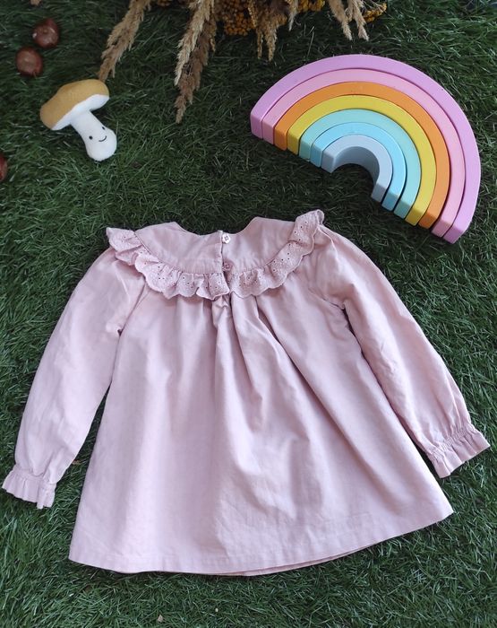 Haute hippie piękna sukieneczka z koronką haftem boho