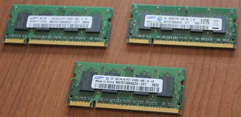 3 dimm's de memória 1 Gb ram DDR2 800mhz