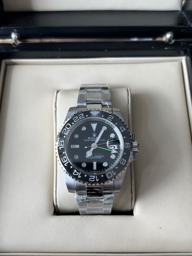мужские наручные часы Rolex Gmt-Master 2 steel black