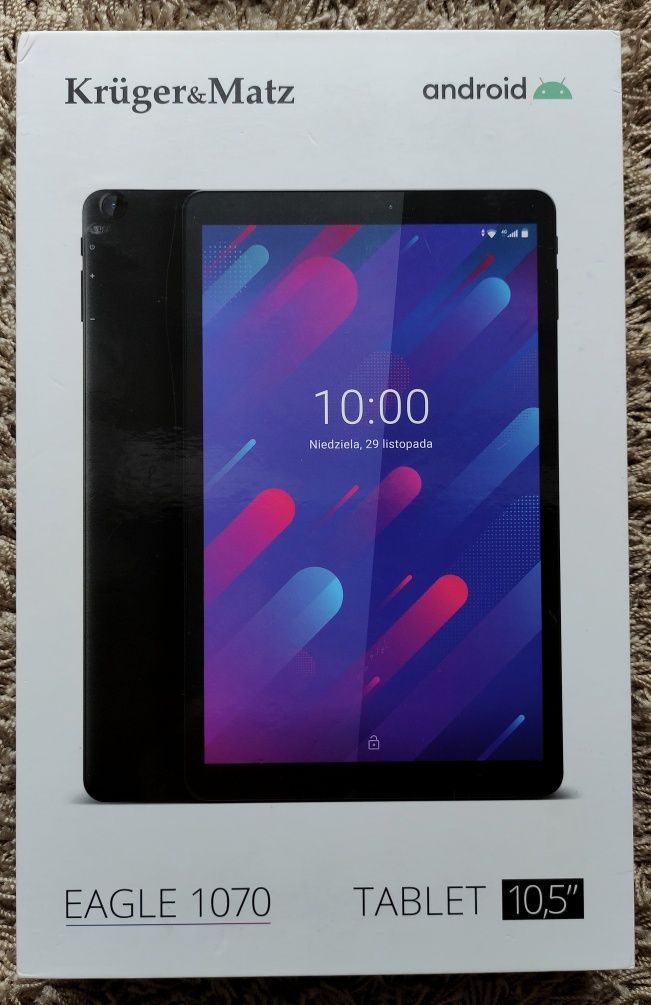 Tablet Kruger&Matz Eagle 1070 - 10,5" - 6/128 - LTE WiFi stan jak nowy