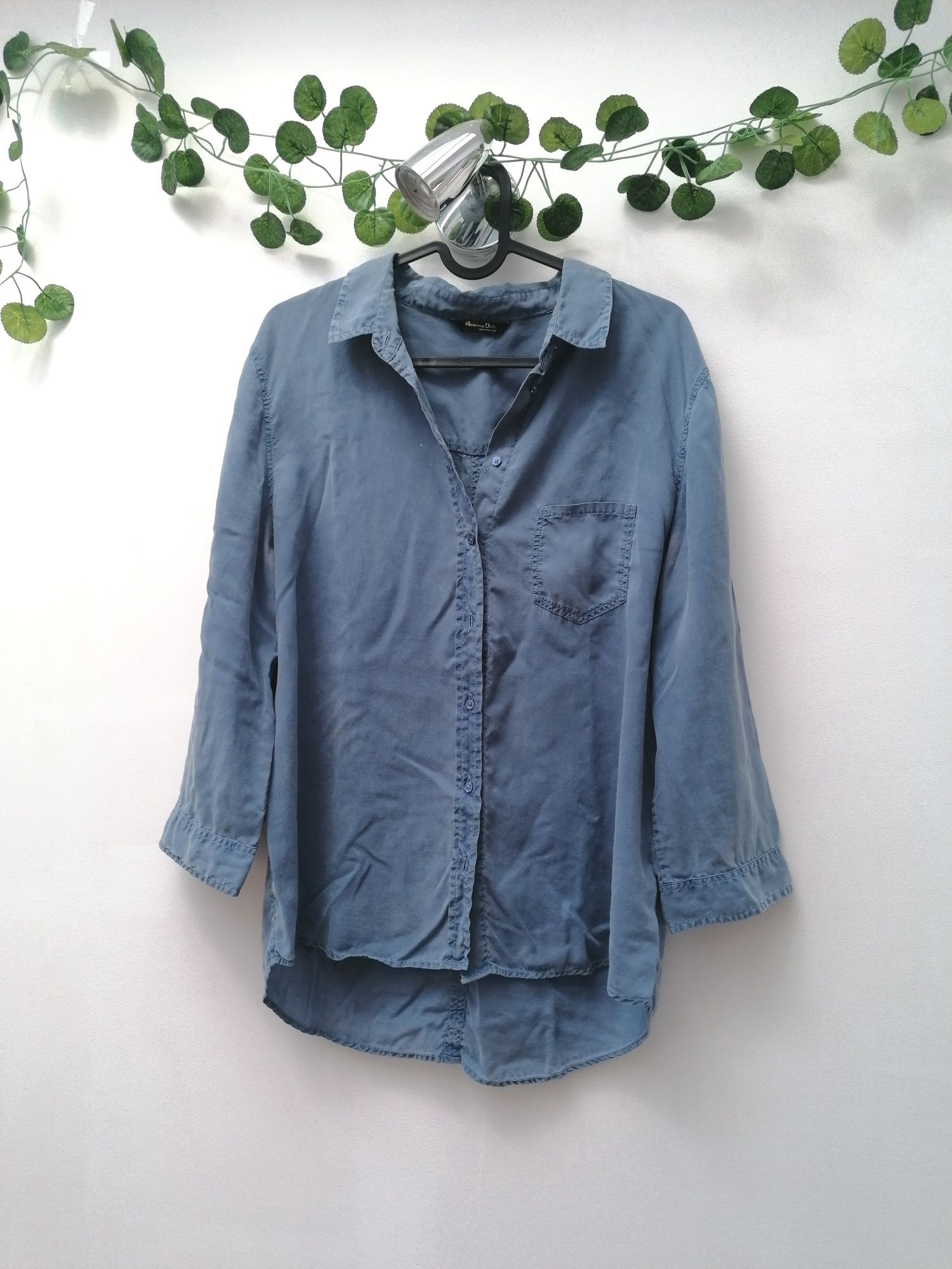 Blusa Azul da Massimo Dutti