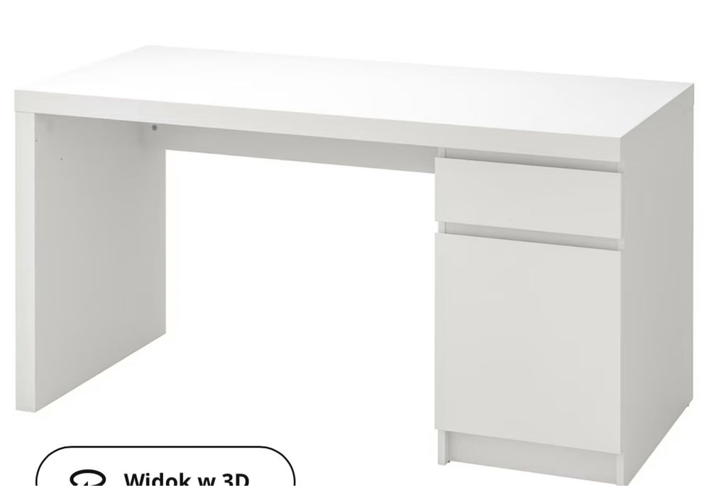 Biurko białe Ikea malm