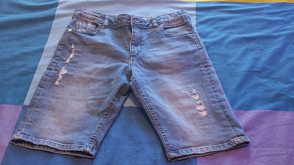 CALÇÕES de ganga 11/12 Anos