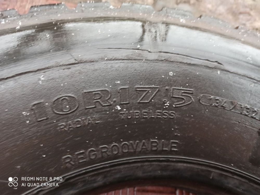 10R17,5-1шт Goodyear оригинал с Германти 15мм в наличие!