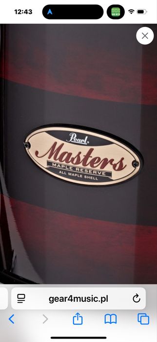 Sprzedam Pearl Masters Reserve 20( nowe )