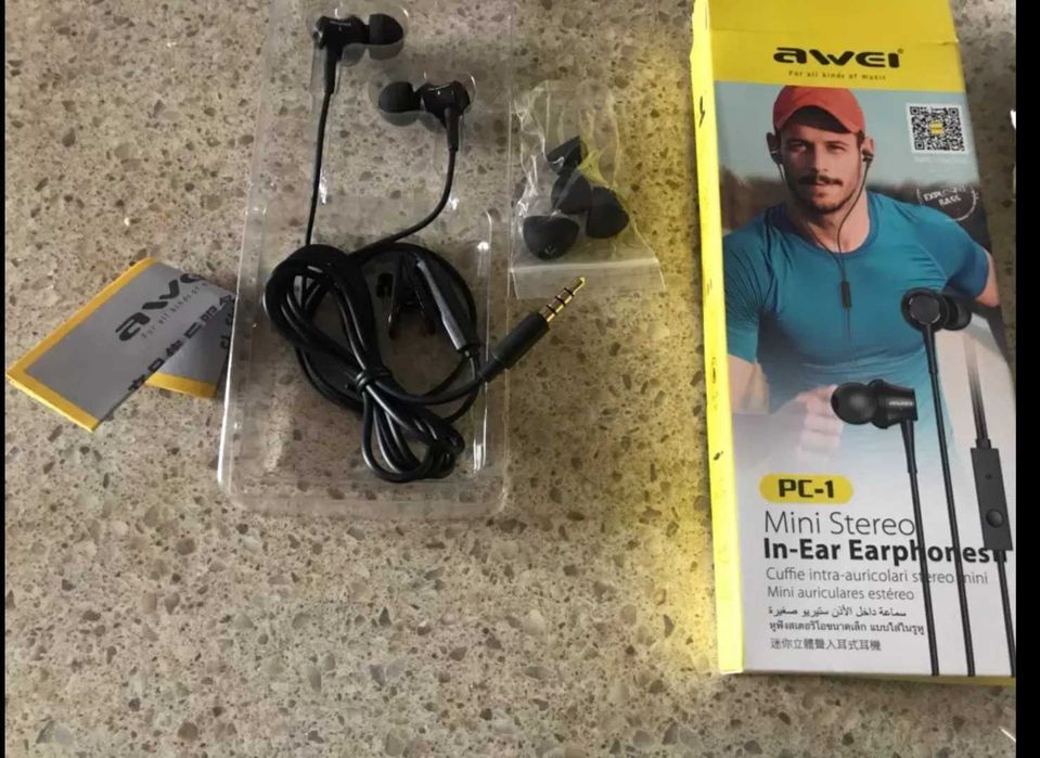 Auriculares awei pc 1 novos