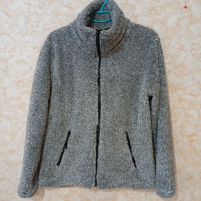 Дуже тепла кофта зипка меховушка. Размер L