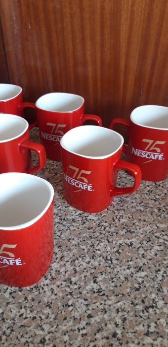 Conjunto de 9 Chávenas Nescafé Comemorativas