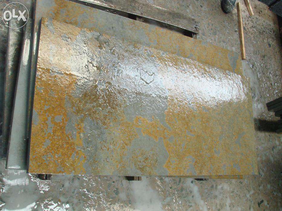 Tampo em pedra de xisto Multicolor