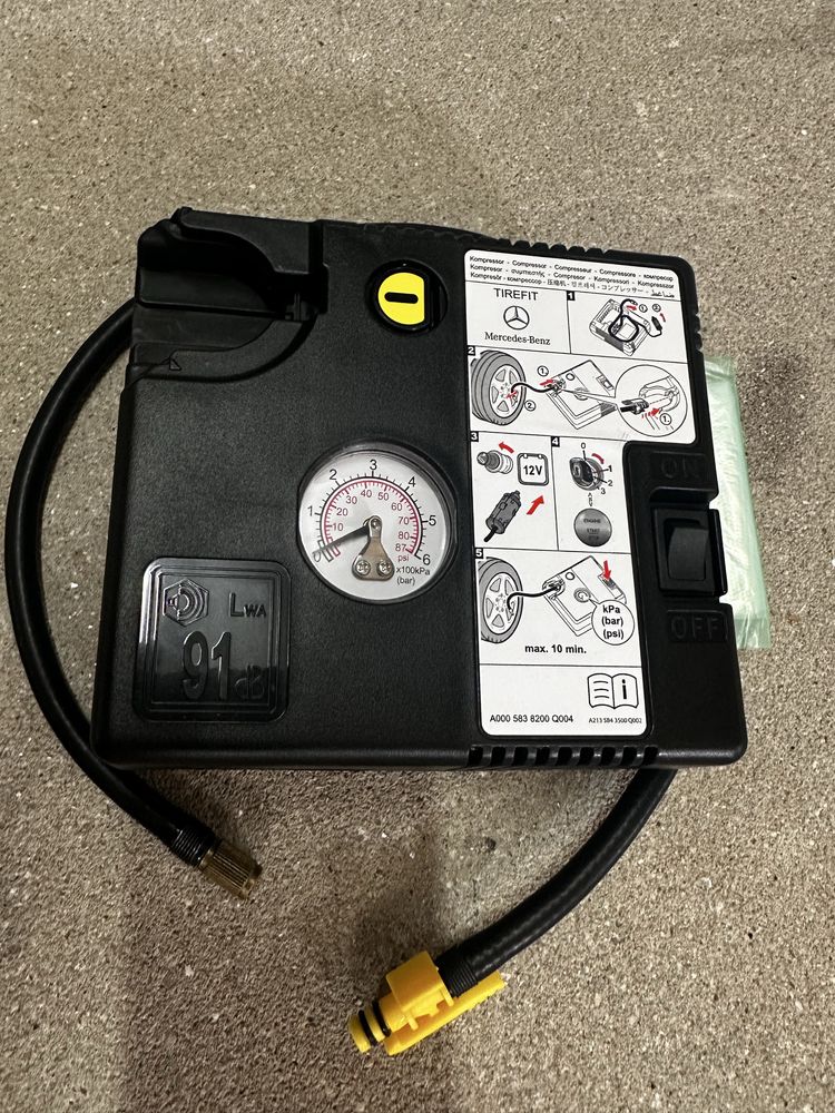 Compressor de ar para kit anti furos