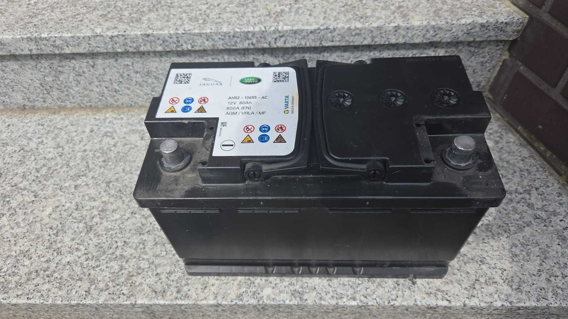 Akumulator AGM AH52 80AH 800A Land Rover Jaguar Varta