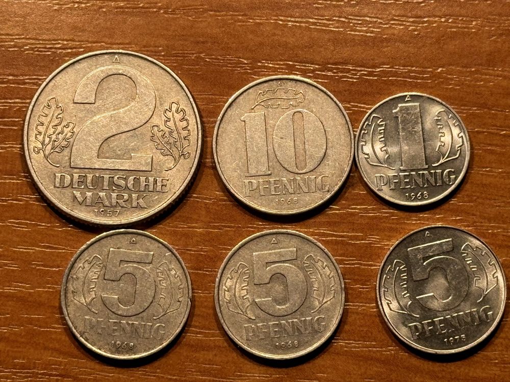 2,26 Marki DDR, monety