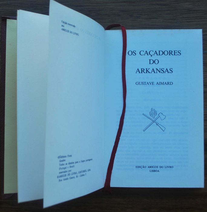 Os Caçadores do Arkansas de Gustave Aimard