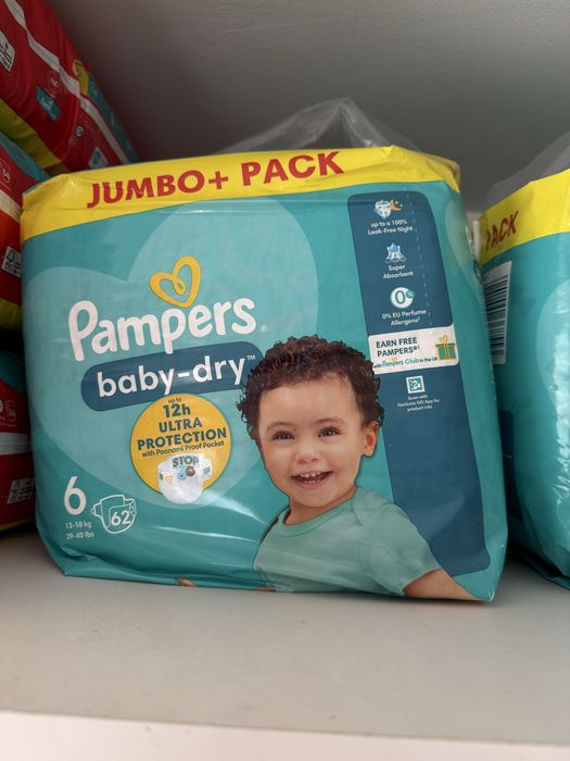 Pampersy pampers 6