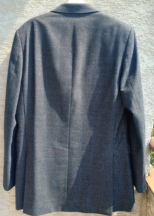 Marynarka Marks & Spencer rozmiar 52 XL slim fit szara premium design