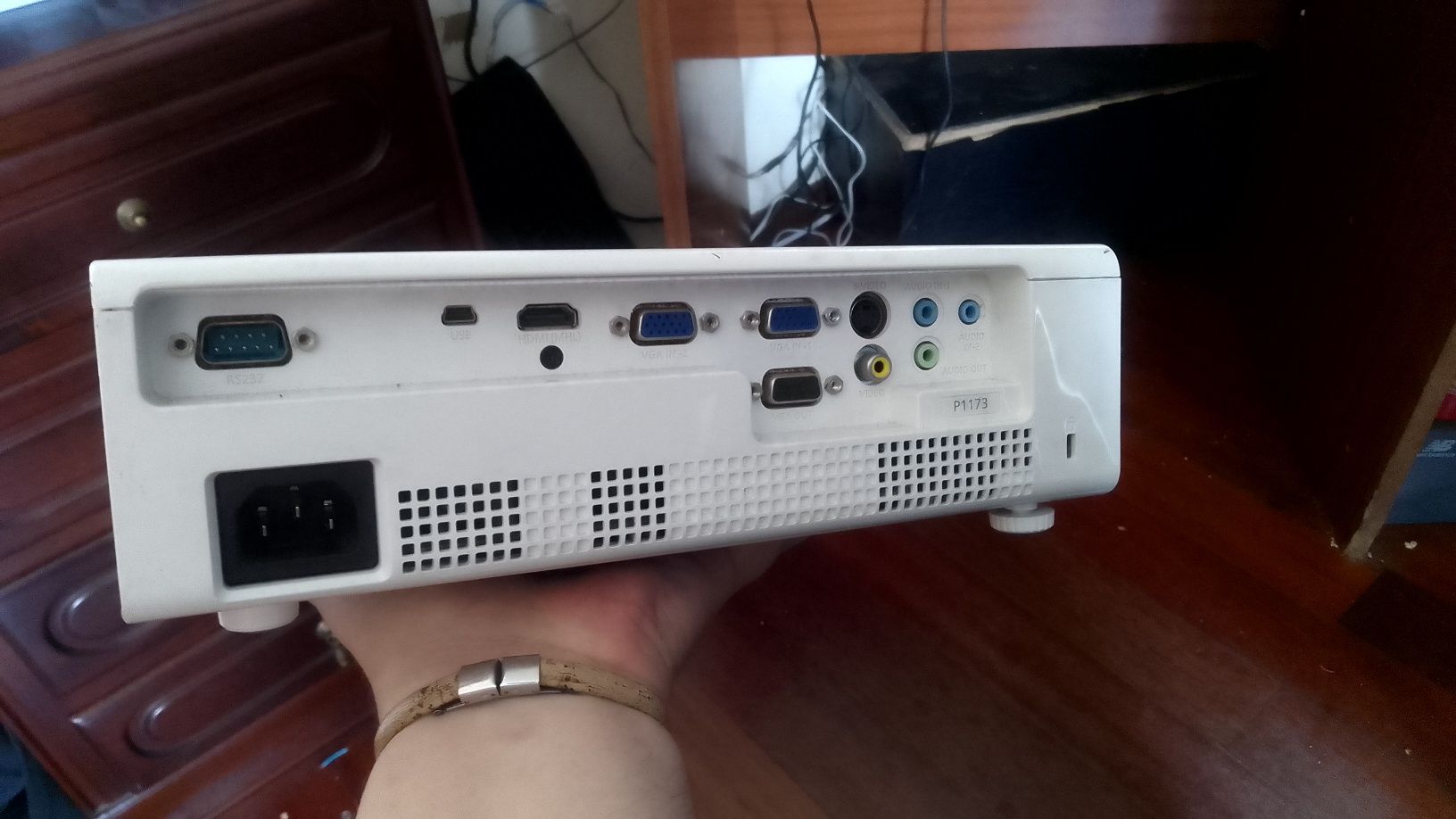 Projetor acer funcionando